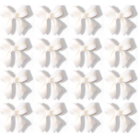Charms Pour Ongles En Résine 3D Forme Papillon Et Nœud - Décorations Pour Manucure Acrylique - 20 Pièces (1/5)