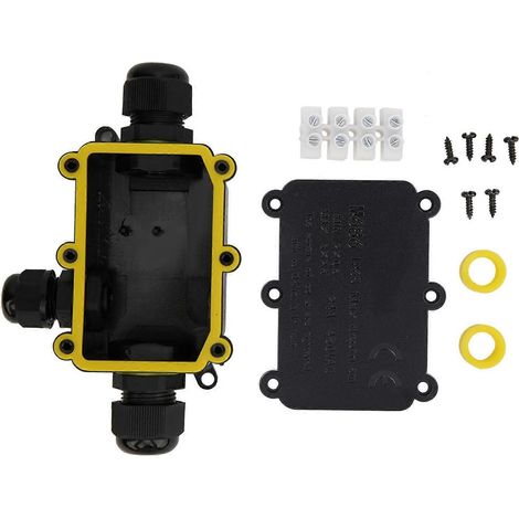 IP68-Kunststoff-Anschlussdose, 5 m Unterwasser, elektronisches Anschlussgehäuse T100 450VAC 24A UL94V‑2 (1/4)