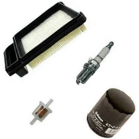 Kit filtre à air, filtre à carburant et bougie d'allumage pour tondeuse à moteur monocylindre Kohler SV470S à SV610 LT1597 LTH1536 LT1742 CTH1736 HJF (1/5)