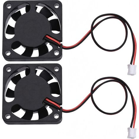 Pièces pour imprimante 3D : Ventilateur de refroidissement silencieux 4010 (12 V/24 V), connecteur 2 broches, mini ventilateur sans balais (1/5)