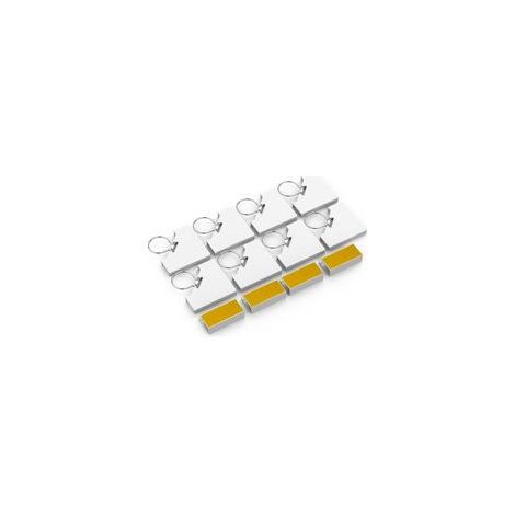 Kit d'accessoires pour moustiquaire magnétique, compatible uniquement avec les moustiquaires magnétiques – 8 coins de fixation et 4 clips pour cadre de fenêtre (1/5)