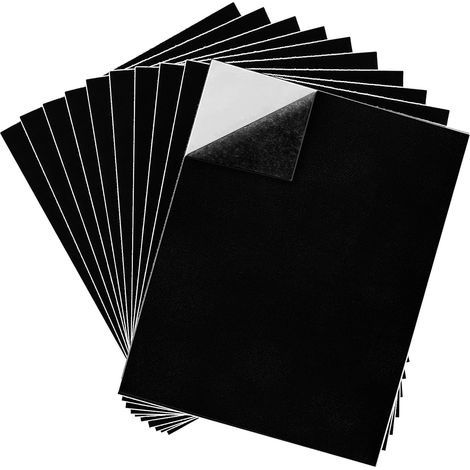 10 Feuilles Patin Antiderapant, Mousse Adhesive, 300 mm x 210 mm x 3 mm Mousse Autocollante, Coussinets Patin Caoutchouc Antidérapants Patins pour Meubles Tables Chaises Canapés (1/5)