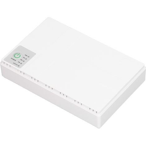 Mini alimentation de secours UPS 10400 mAh avec tensions de sortie 5 V/9 V/12 V/POE 15 V/POE 24 V, alimentation de secours pour routeur (norme européenne) (1/5)