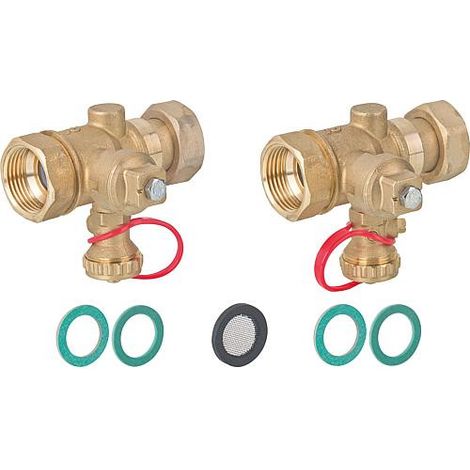 Kit de rincage et d'arret DN25(1") pour plaque echange de chaleur