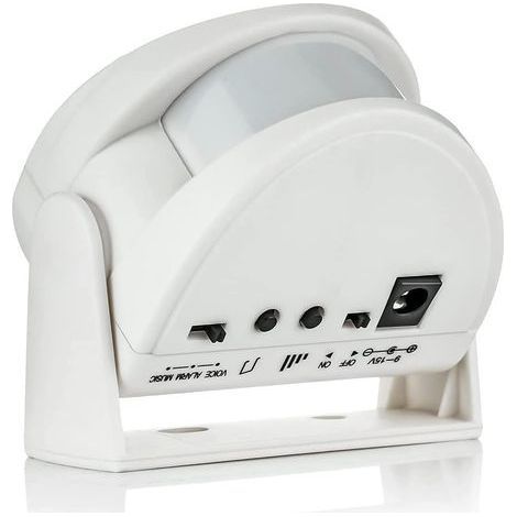 Sonnette sans Fil M5, Détecteur de Mouvement avec Alarme Sonore pour Porte/Entrée de Porte/Maison et Magasin/Bureau, Alarme de Sécurité (1/5)