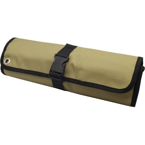 CCYKXA Sac À Outils Enroulable Trousse A Outils, Rouleau De Sac À Outils De Moto, Organisateur De Rouleaux D'outils De Poche À 10 Douilles, Trousse À Outils Enroulable Portable (1/5)