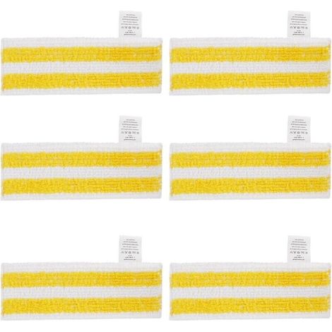 Lot de 6 Lingettes de Rechange en Microfibre Compatible avec Karcher Easyfix SC 1, SC 2, SC 3, SC 4, SC 5 Nettoyeurs Vapeur (1/5)