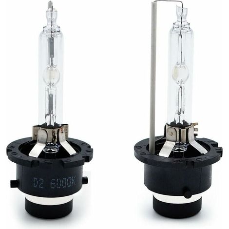 D2S Xenon Kit, 6000K, HID Discharge Lamp, Headlight, 35W, White, Replacement for Halogen or LED Exterior Bulbs (2 Pack) MUMU (1/4)