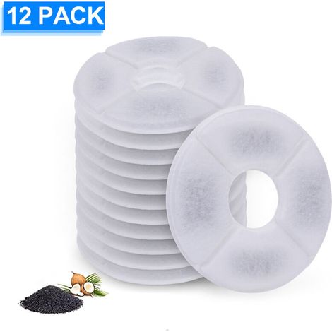 Filtre pour fontaines automatiques pour chats, 12 pièces (1/4)