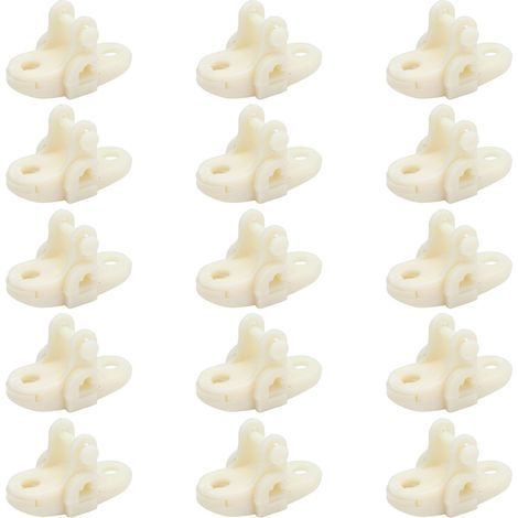 Lot 15 poulies serre plastique blanc – durable – ventilateur – agriculture bétail fermes sére (1/5)