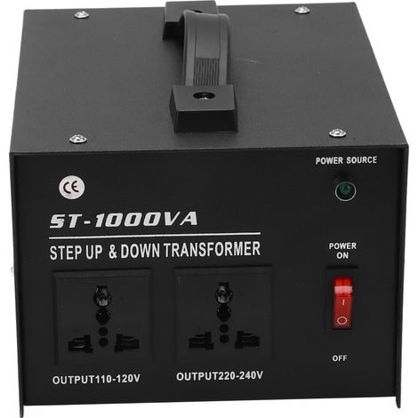 1000W Spannungswandler, einstellbarer Transformator 110V-220V, EU-Stecker, stabiler Regler, Aufwärts-/Abwärtswandler 110V-120V/220V-240V, robustes Netzteil. (1/5)