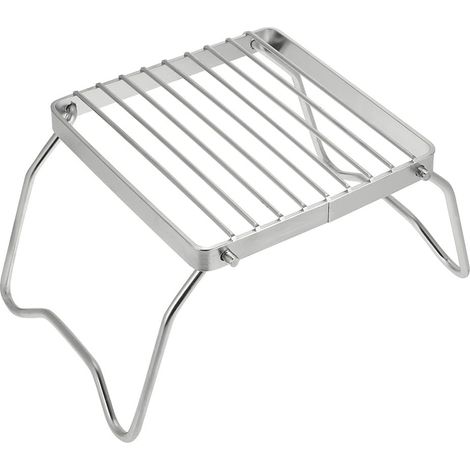 Barbecue de Camping, Barbecue de Camping Portable Pliable en Acier Inoxydable Barbecue Pique-Nique Accessoire de Barbecue pour Le Camping