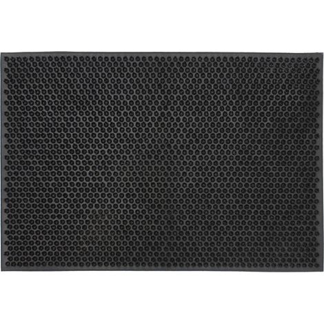 Condor Classic Astro Turf-Look Rubber Scraper Mat, 40x60cm, Black (1/4)