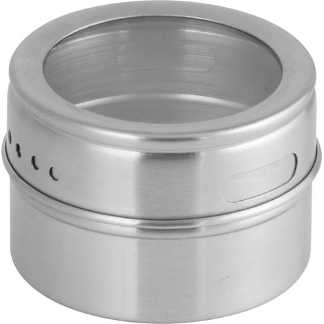 Fackelmann magnetische Gewürzdose 6,3 x 4,5 cm Dose Box Aufbewahrung Magnet