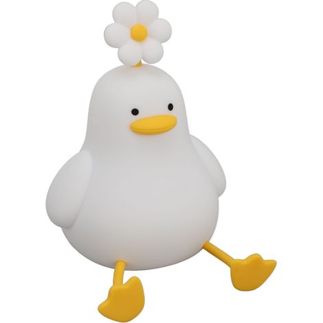 TOPINCN Enten-Nachtlicht, süße Entenlampe, Silikon-Nachtlicht, wiederaufladbare LED-Lampe, dimmbares Tier-Nachtlicht, Nachttischlampe für Schlafzimmer (1/5)