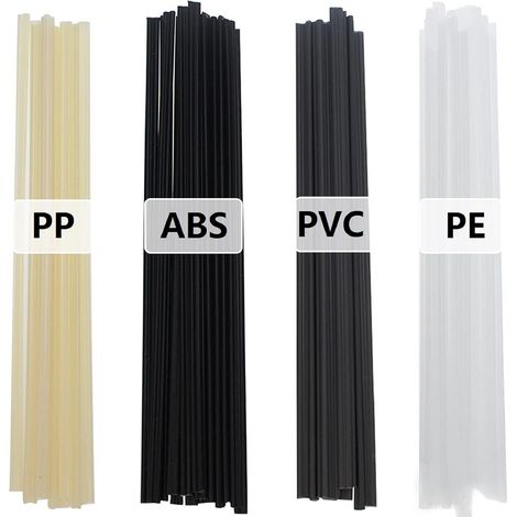 Tiges Soudage,Baguette de Soudage,Fils à Souder,Soudage Sticks ABS/PVC/PE/PP Soudage Plastique Bâtons Soudage Pour Soudeur en Plastique Le Soudage La RéParation de Pare-Chocs (Option 1) (1/5)