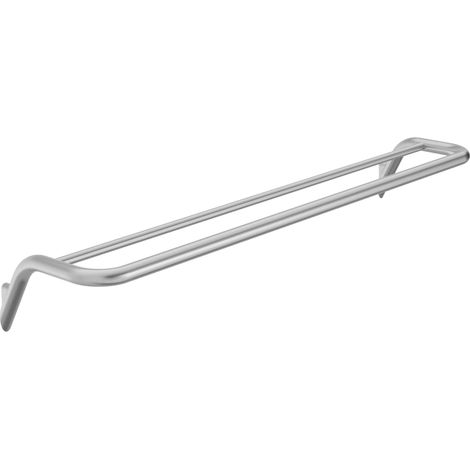 Deante Doppelhandtuchhalter aus gebürstetem Metall