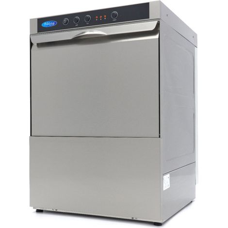 Lave-vaisselle professionnel 50x50cm 400V avec pompe de rinçage - Silencieux, rapide et économique - Maxima (1/5)