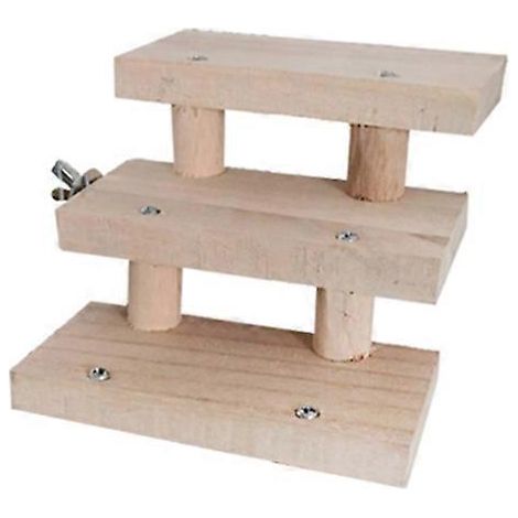Pont Échelle pour Petits Animaux : Furet, Écureuil, Hamster, Rat - Jouets à Mordiller pour Hamster, 3 Échelles Incluses