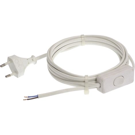 AS Schwabe 70631 Strom Anschlusskabel Weiß 3.00 m