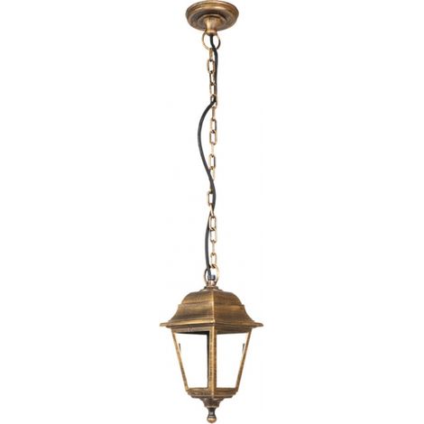 FAB 125891016 Colgante Exterior Albahaca 1xe27 Oro Viejo Ip44 Policarbonato Regx15x15 Cm (1/3)
