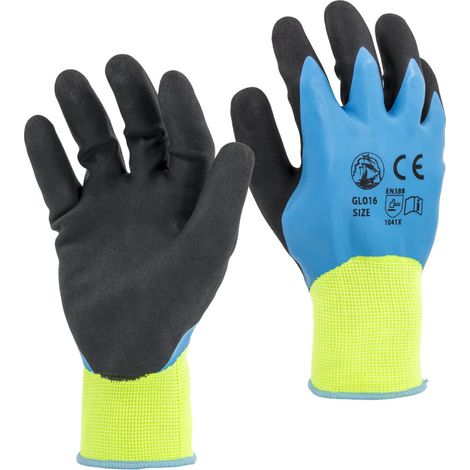 STI Guanti Impermeabili con palmo spalmato in lattice antiscivolo 8 M 1 Paio
