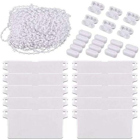 Vertical Blinds Accessories Roller Shutter Curtain Connector Clips Bead Rope DIY Craft Roller Blind Fitting Replacement for Home Store