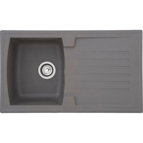 respekta Mineralite Einbauspüle 1 Becken Boston 86 x 50 cm Spülbecken Spüle