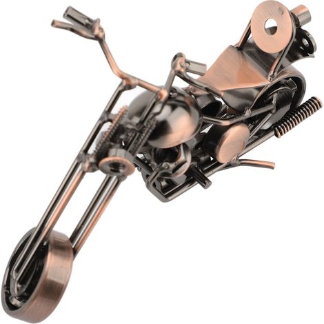Motorradmodell aus Metall mit beweglichem Lenker und Rad – Dekoration für Zuhause, TV-Schrank, Couchtisch oder Schreibtisch (1/5)