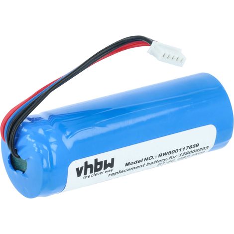 vhbw Akku Ersatz für Datalogic BT-32, RBP-2X00, 128003203 für Barcodescanner POS (1600mAh, 3,7V, Li-Ion)