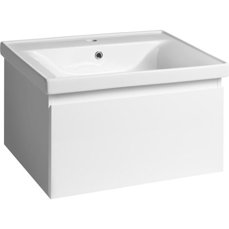 Meuble sous-vasque ALTAIR 61,5x35x45cm, blanc (1/5)