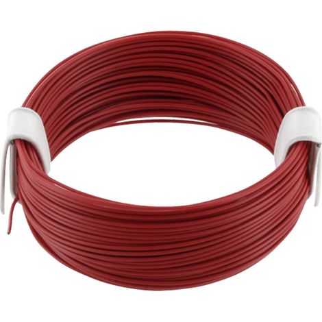 econ connect KL004RT10 Fil de câblage 1 x 0.04 mm² rouge 10 m C892312