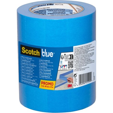 La cinta de enmascarar multisuperficie ScotchBlueâ¢ tiene un soporte Premium ScotchBlueâ¢ y alta calidad adhesiva, para lograr resultados profesiona
