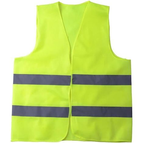 Gilet réfléchissant haute visibilité pour voiture, vêtements de travail, dispositif de sécurité automobile, [347A060] (1/4)