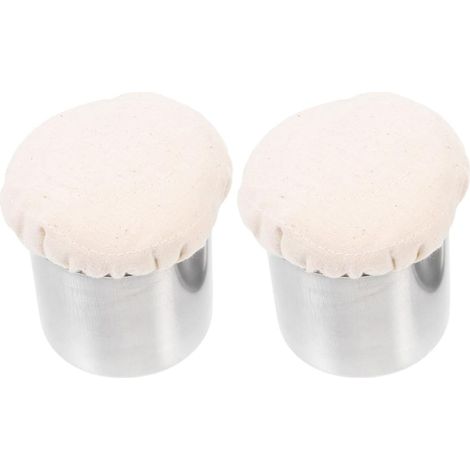 2 Pièces Tampon Graisseur pour Crepiere en Acier Inoxydable Pratique Éponge, Cuisine Cuisson de Pancakes, Large Gamme D'utilisations