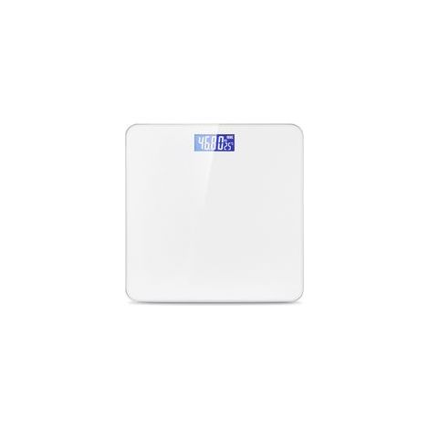 Balance numérique personnelle – Verre trempé blanc – Mesure précise (1/5)