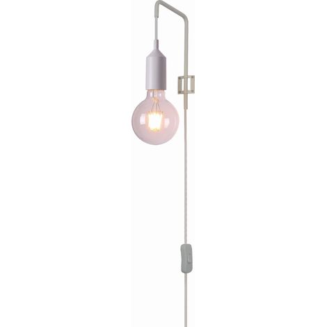 Applique Candellux LAREN bianca in metallo 1xE27 40W (1/2)