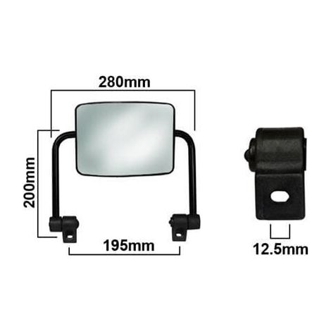 Conjunto retrovisor plano VAPORMATIC VLD1056