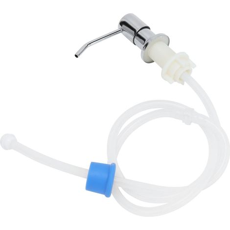 Seifenpumpen-Set fürs Waschbecken, Seifenspenderkopf aus Edelstahl 304, Silikonschlauch für Küche und Bad (1/5)