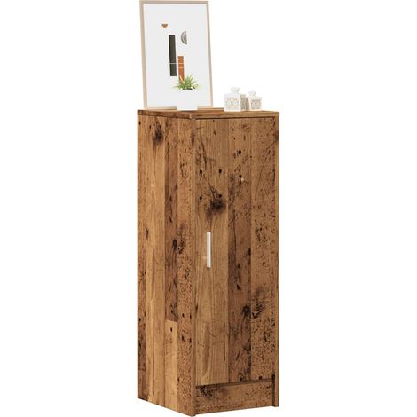 Mueble zapatero de aglomerado madera vieja 32x35x92 cm vidaXL
