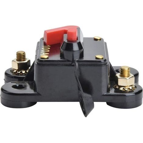 12V-24V 100A DC Automatischer Sicherungsschalter mit Rückstellfunktion für Auto, Boot, Fahrrad, Stereoanlage, Audio (100A) (1/3)