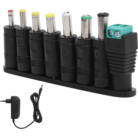 12V 2A Netzteil für LED-Streifen mit Schaltladegerät und 8 Netzadaptern (100-240V Stecker). (1/5)