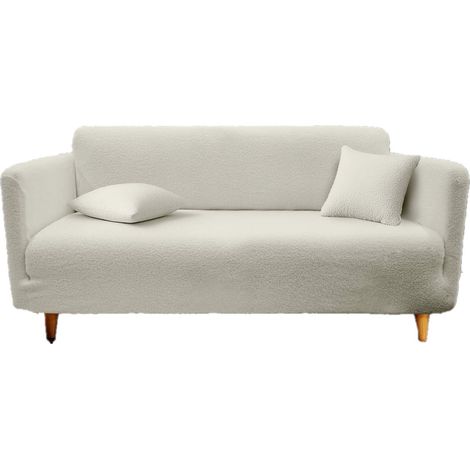 Housse de canapé extensible en bouclette