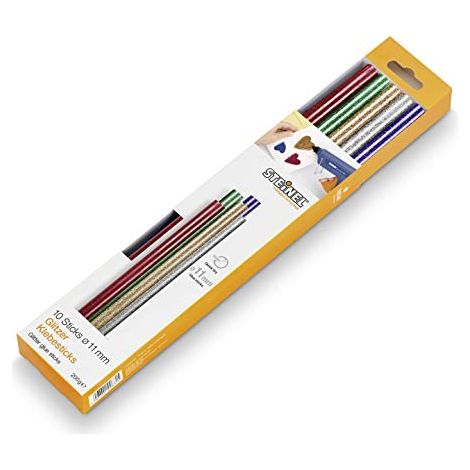 Steinel Stick colla a caldo 11 mm Oro, Argento, Verde, Blu, Rosso 10 pz. (1/4)