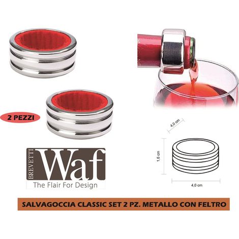 Brevetti WAF Salvagoccia Classic Drip Collars Basic Cf 2 Pz