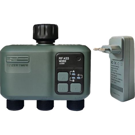 Temporizador de agua, control inteligente, alimentado por energía solar, ecológico (1/2)