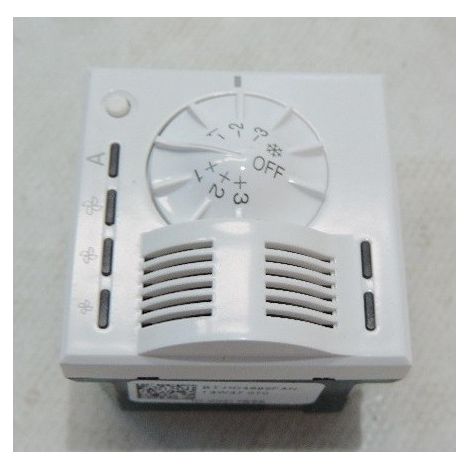Thermostat sonde blanc pour ventilo-convecteur 2 modules (75863) MyHome AXOLUTE BTICINO HD4692FAN