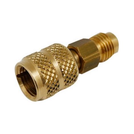 RACCORDO GIREVOLE DIRITTO PER TUBI FLESSIBILI 1/4"F x 5/16"F SAE