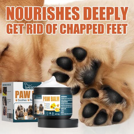 Baume pour coussinets de chats et de chiens, idéal pour nettoyer et soigner les coussinets et les griffes - Boîte de 50 ml -- DTEKGAZ (1/5)