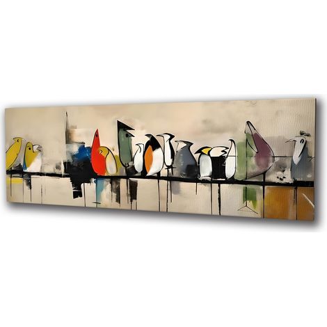 Decorazione artistica da parete con stampa su tela Painting Multicolore (1/3)